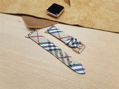 apple watch burberry bands|authentic burberry apple watch band.